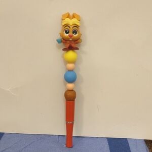 HANDMADE DISNEY DOORABLES BEADED PEN MARCH HARE (ALICE IN WONDERLAND)